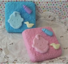 Baby Bottle and Duckie Soap Bar Mold