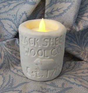 Black Sheep Wool Co Pillar Flicker Candle Mold