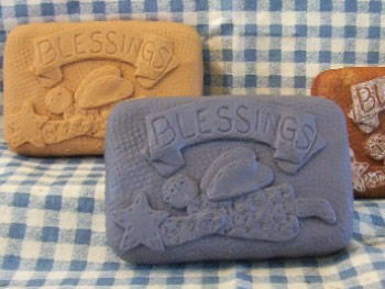 Blessings Soap Bar and Wax Ornament Mold