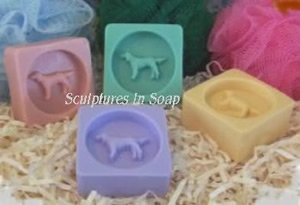 Regal Embossed Dog Soap Mold