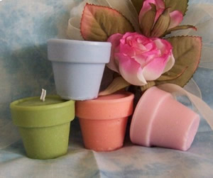 Flower Pot Soap and Candle Mold