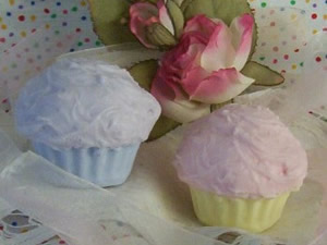 Frosted Cupcake Soap Mold