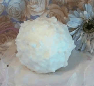 Large Snowball Solid Candle Mold