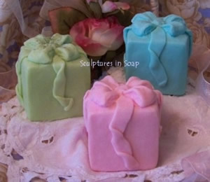 Gift Present Soap and Candle Mold