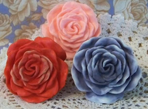 Rose Blossom Soap Mold