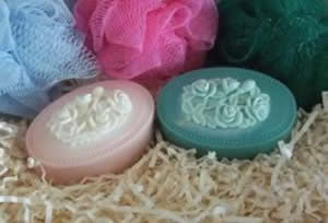 Rosebud Garden Soap Mold