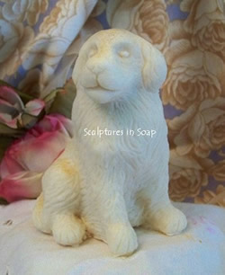 Proud Sitting Puppy Soap Mold