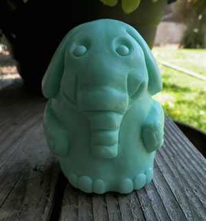 Baby Elephant Soap and Wax Mold