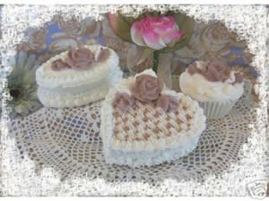 Basketweave Cake Soap and Tart Mold
