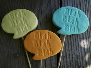 Blah Blah Blah Soap and Wax Mold