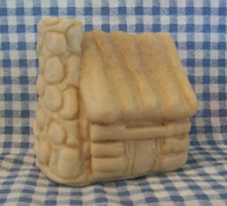 Old Stone Chimney Log House Candle Mold