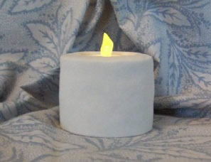 Plain Cupboard Flicker Pillar Candle Mold