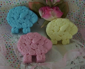 Curly Lamb Soap Mold
