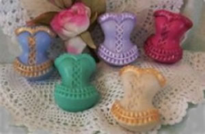 Ruffled Criss Cross Soap Mold