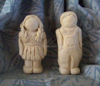 Folk Art Girl Soap, Beeswax and Wax Mold