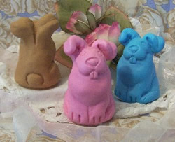 Floppy Eared Toothy Bunny Soap Mold