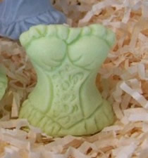 Elegant Bustier Corset Soap Mold