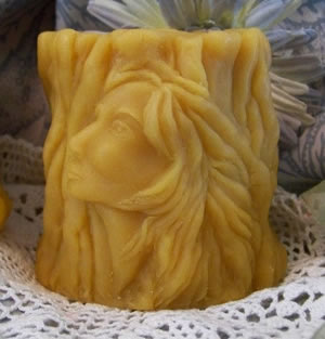 Goddess Wood Spirit Solid Candle Mold