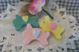 Hopping Bunny/Folk Art Hare Soap and Wax Mold