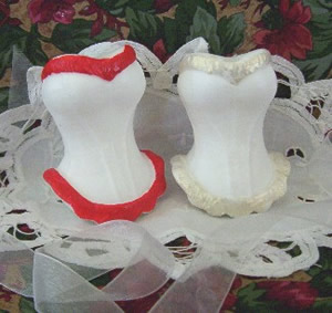 Christmas Corset Soap Mold