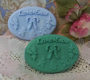 Let it Snow Soap Bar Mold