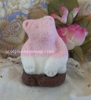 Baby Bear Soap, Beeswax and Wax Mold