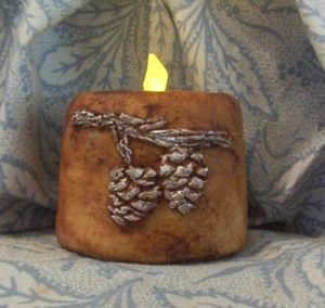 Pine Cone Switzler Flicker Candle Mold
