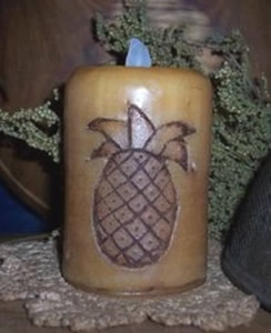 Primitive Pineapple Pillar Candle Mold