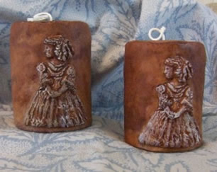 Antique Girl Pillar Flicker Candle Mold
